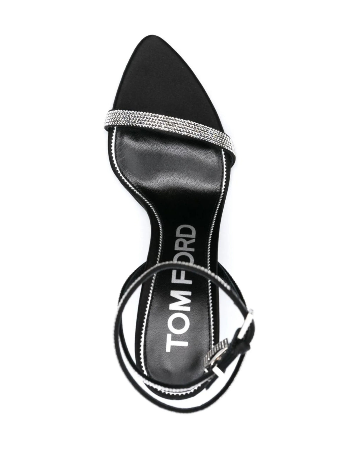 Tom Ford - 105mm Crystal-embellished Sandals - Jet Black