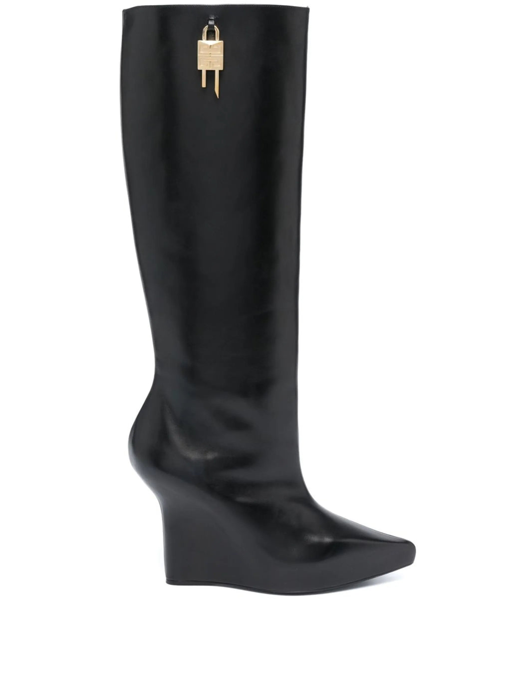 Givenchy - Lock 110mm Wedge Knee-high Boots
