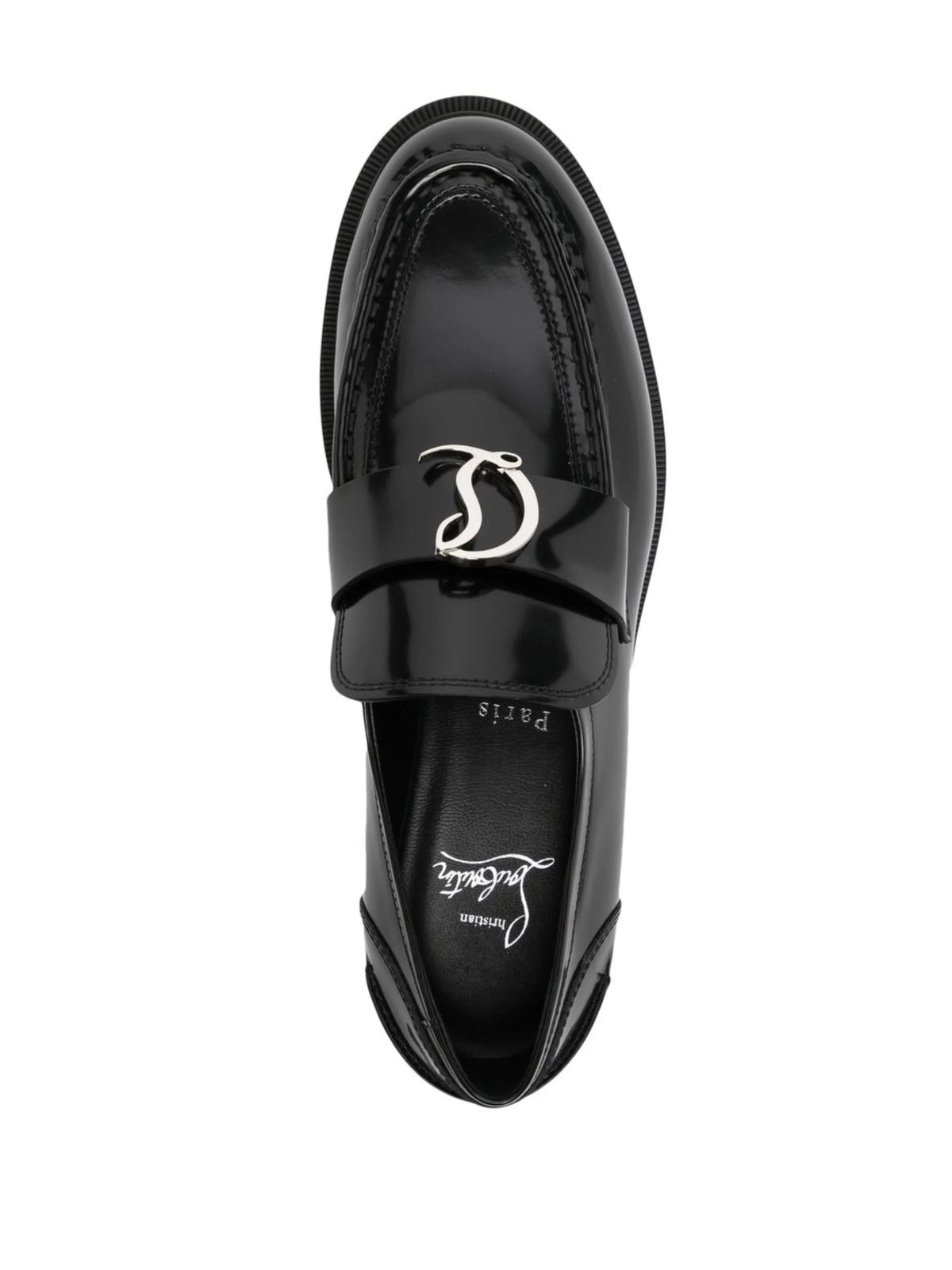 Christian Louboutin - Moc Chunky-soled Leather Loafers