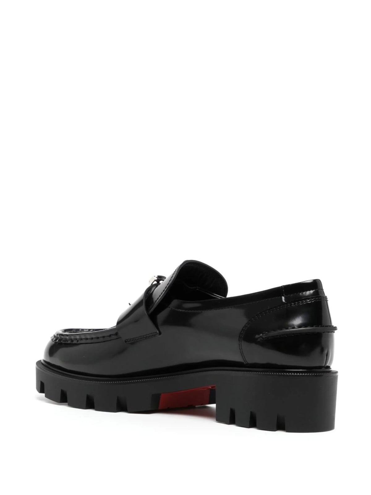 Christian Louboutin - Moc Chunky-soled Leather Loafers