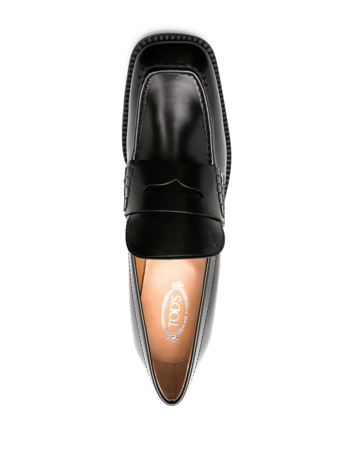 Tod's - Square-toe Heeled Loafers