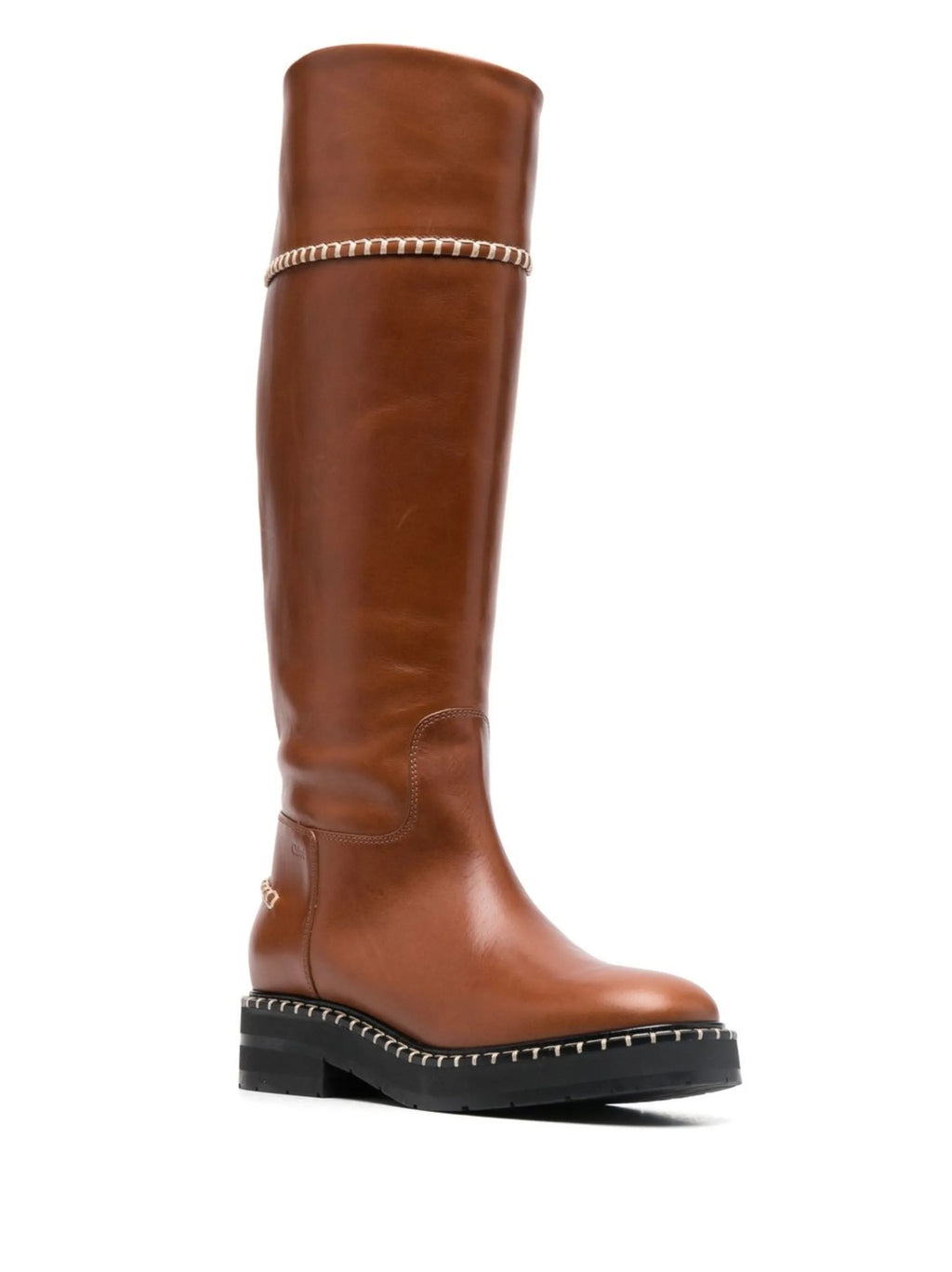 Chloé - Knee-length Contrast-stitch Boots