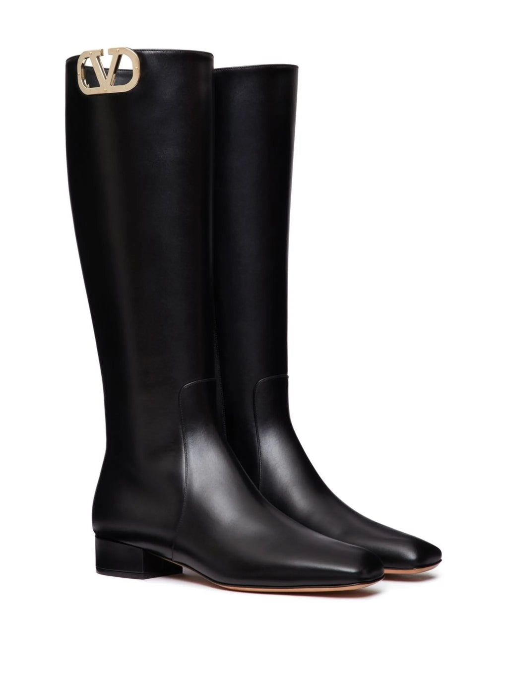 Valentino - VLogo Type Knee-high Boots