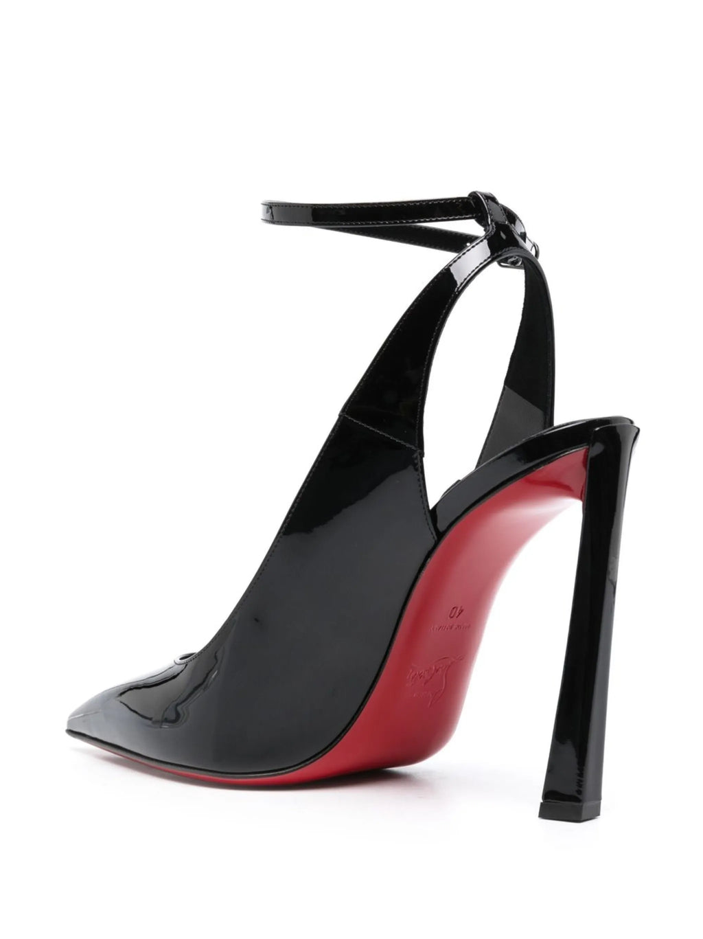 Christian Louboutin - Condora 100mm Leather Slingback Pumps
