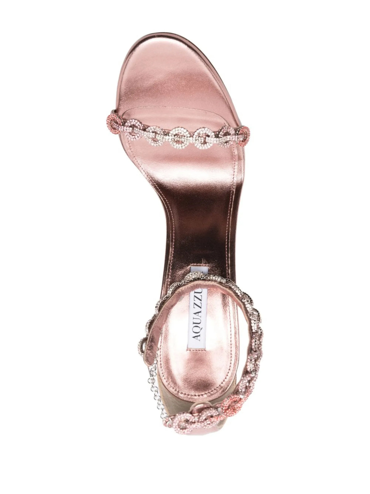 Aquazzura - Love Link 115mm Crystal-embellished Sandals