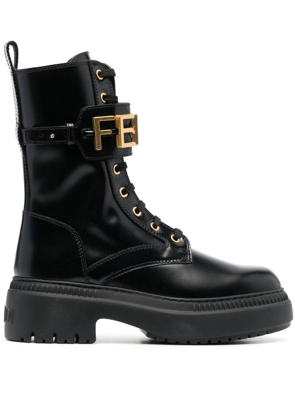 Fendi - Lace-up Ankle Boots