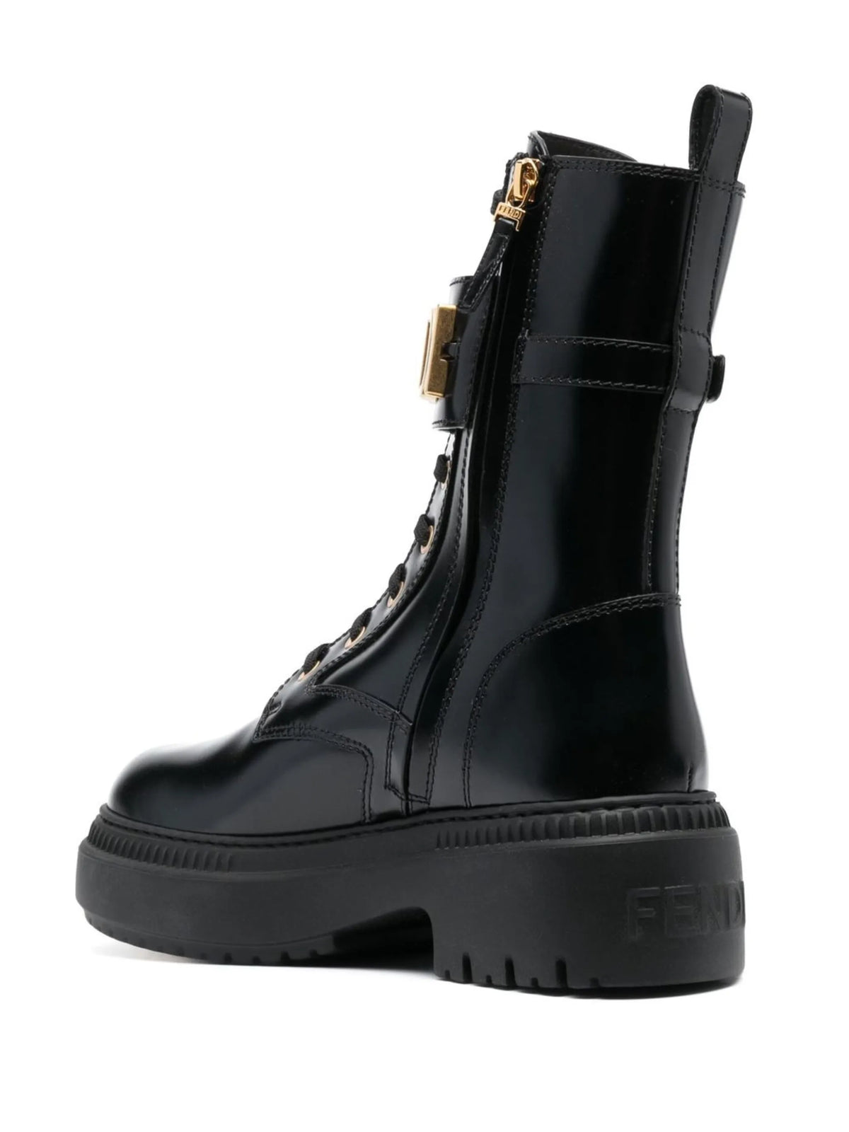 Fendi - Lace-up Ankle Boots