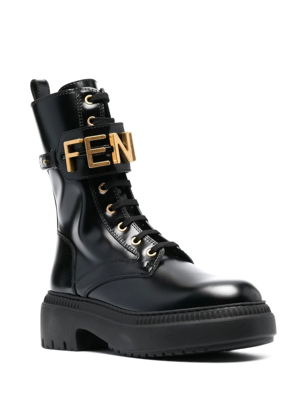 Fendi - Lace-up Ankle Boots