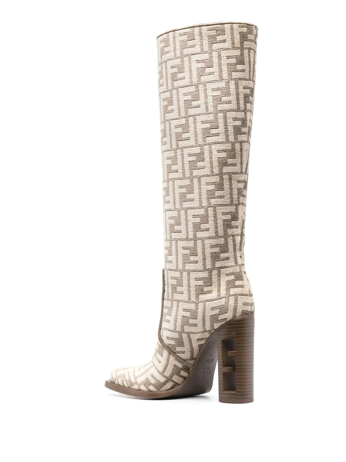 Fendi - FF-print Knee-length Boots