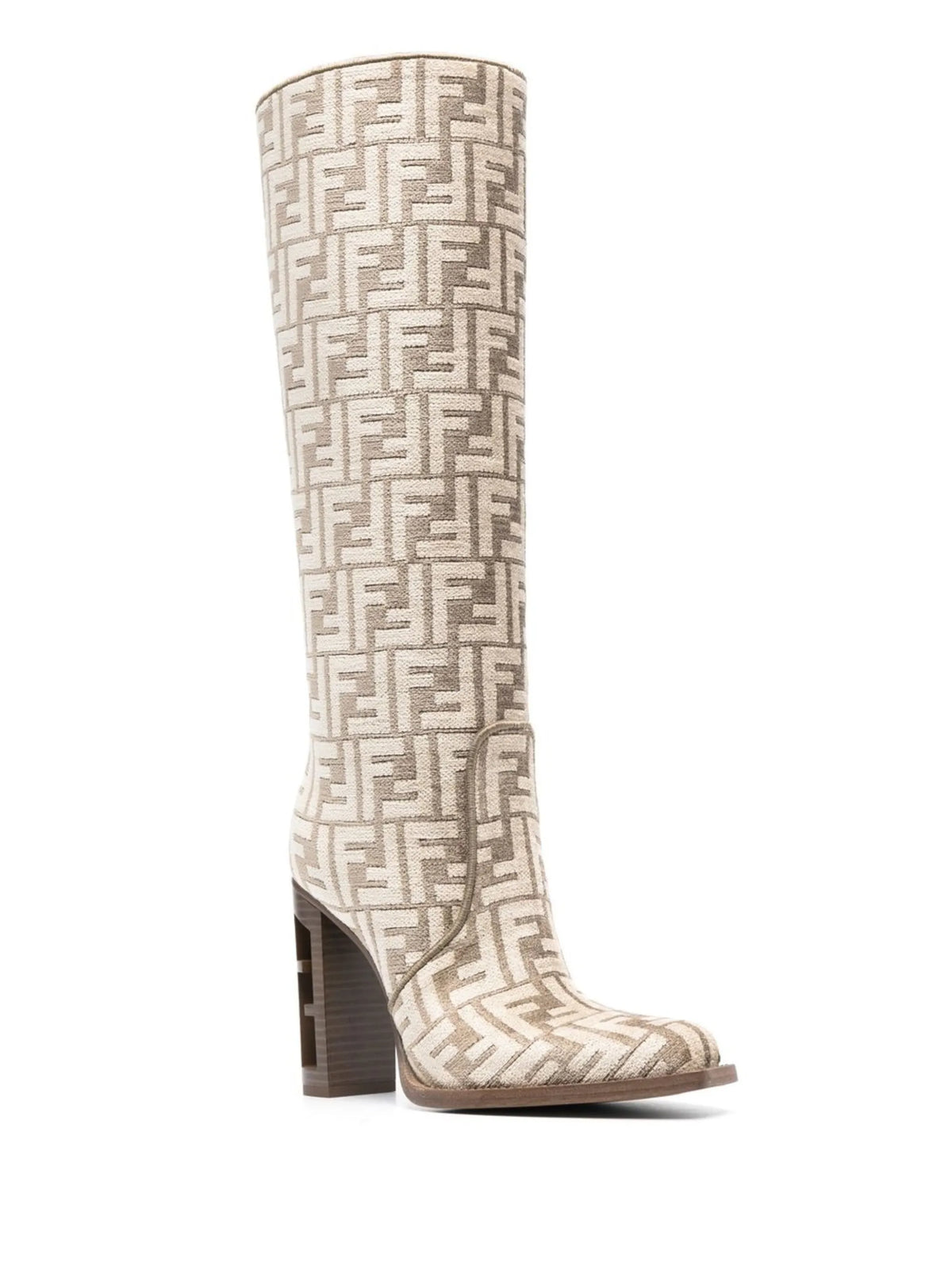 Fendi - FF-print Knee-length Boots