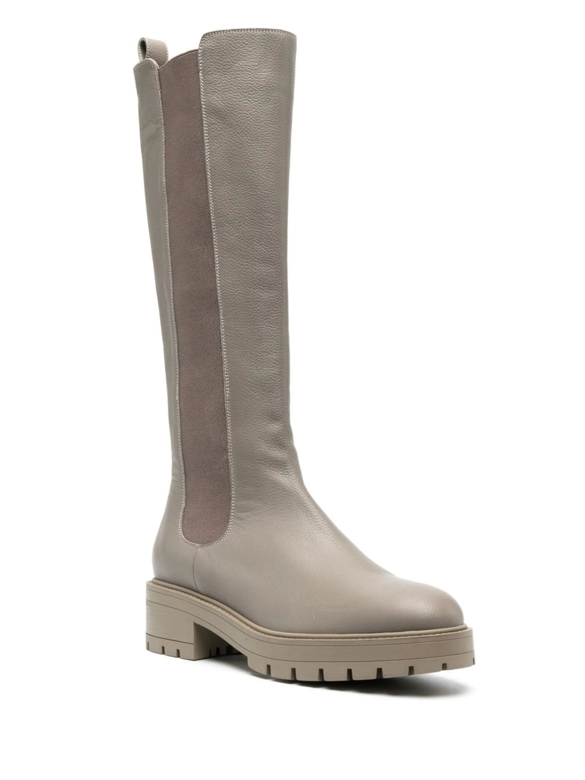 Aquazzura - Crosby 50mm Knee-high Chelsea Boots
