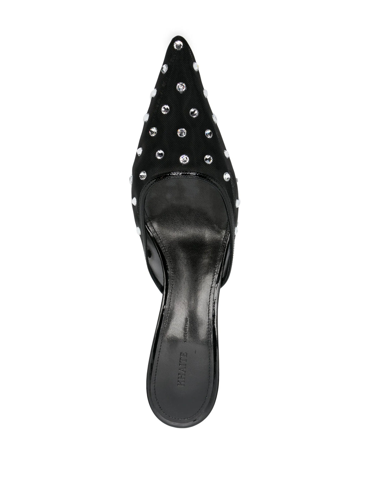 Khaite - Minna 35mm Crystal-embellished Mules