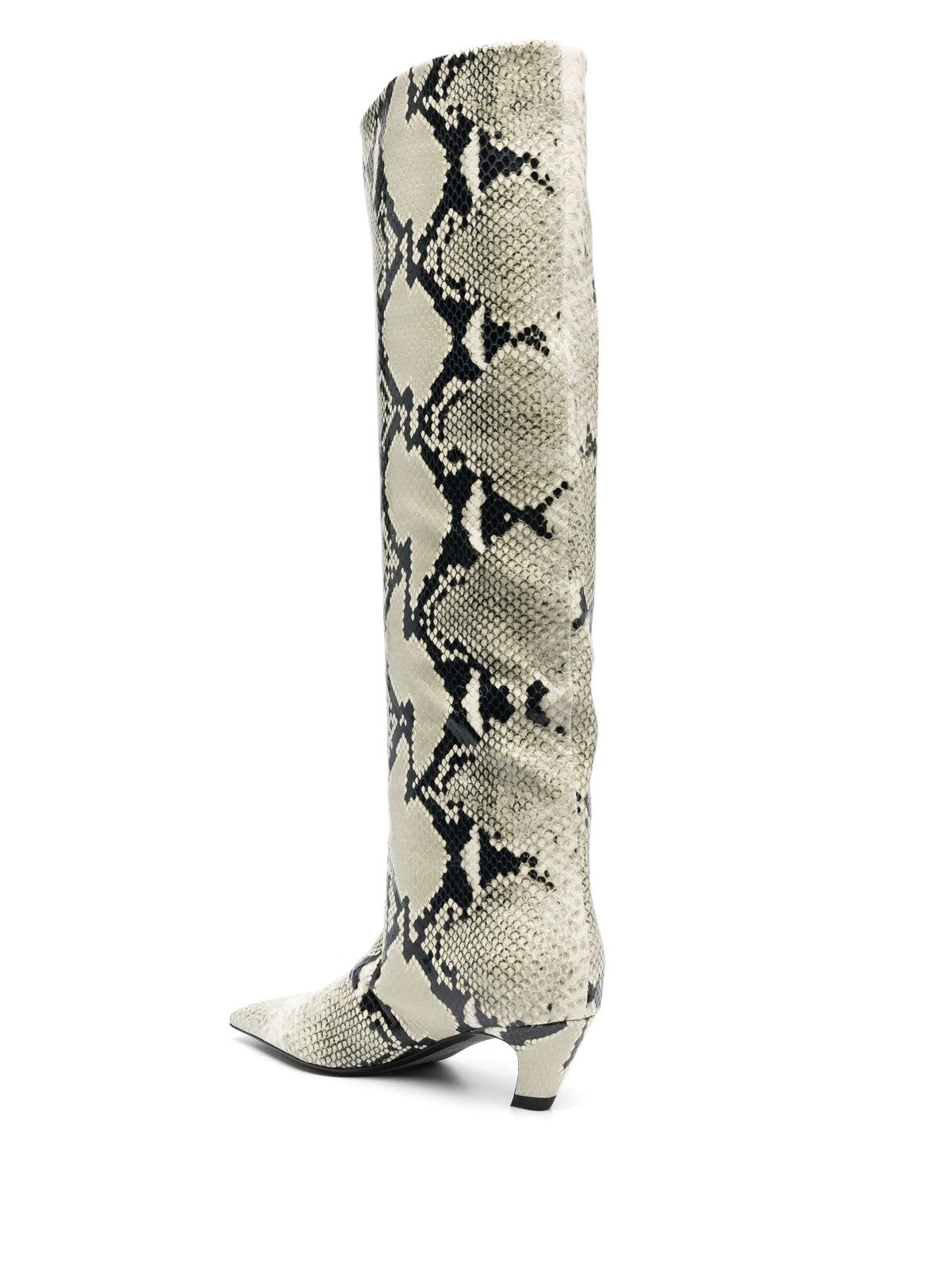 Khaite - The Davis Snakeskin-effect Boots