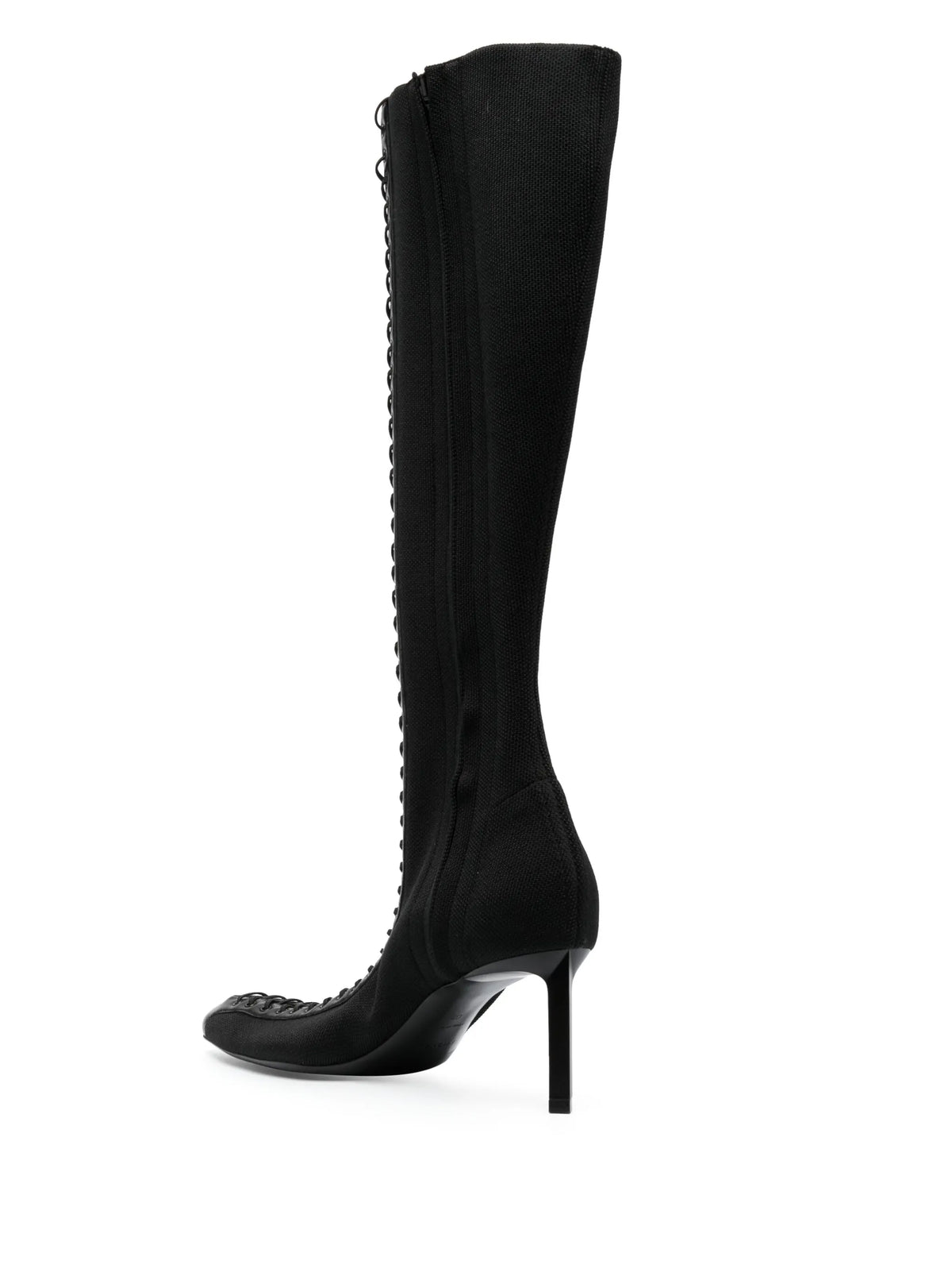 Givenchy - Knee-high 70mm Lace-up Leather Boots