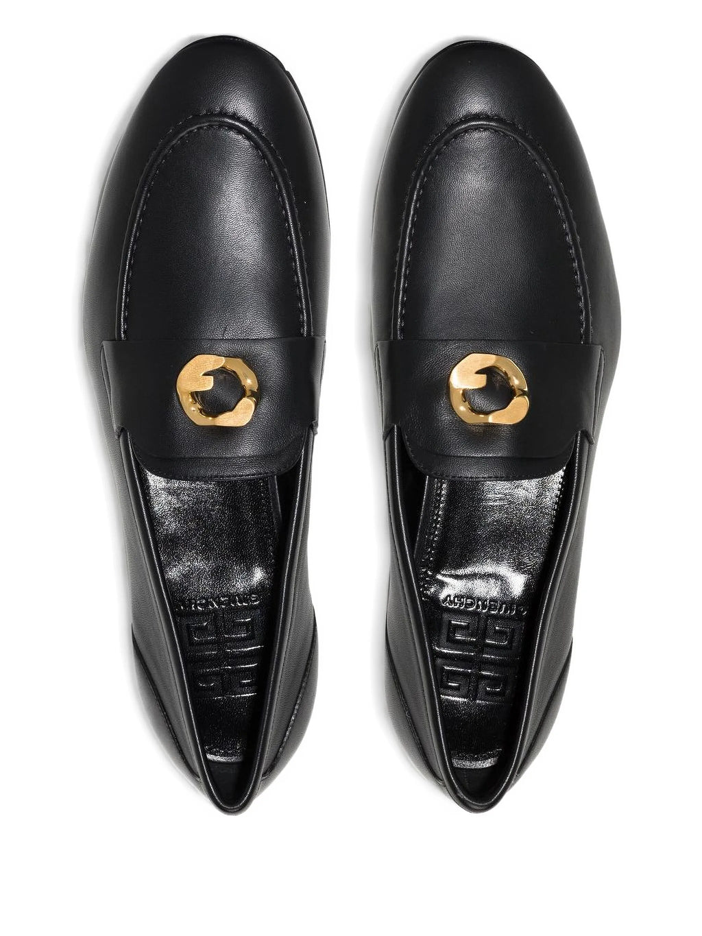 Givenchy - G Chain Leather Loafers