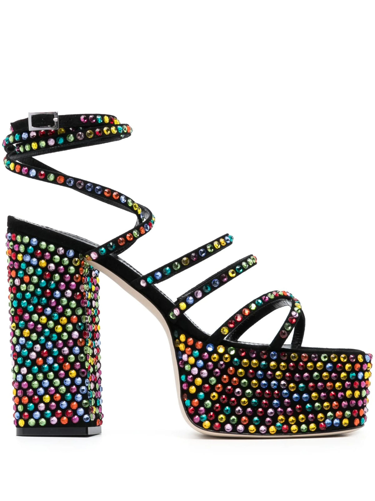 Paris Texas - 130mm Crystal-embellished Platform Sandals
