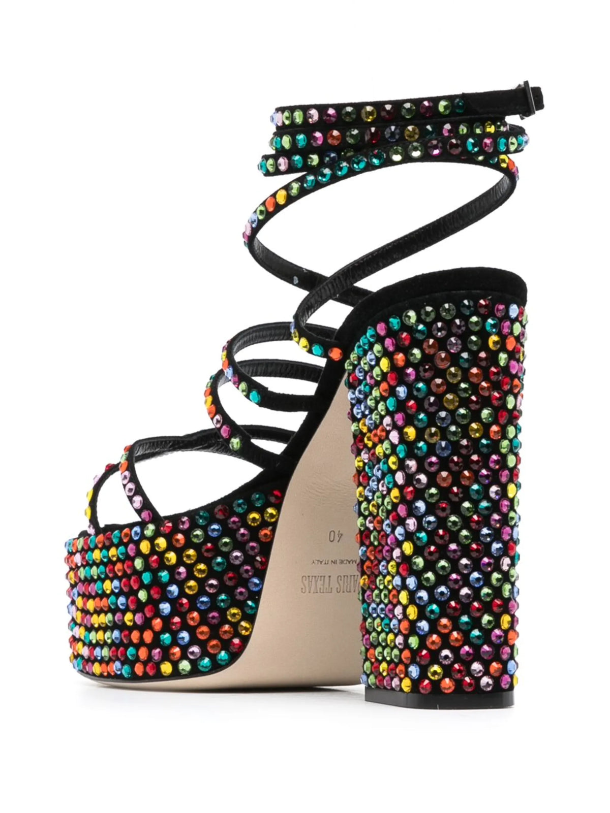 Paris Texas - 130mm Crystal-embellished Platform Sandals