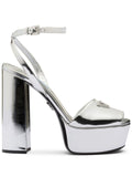 Prada - Leather Platform Sandals