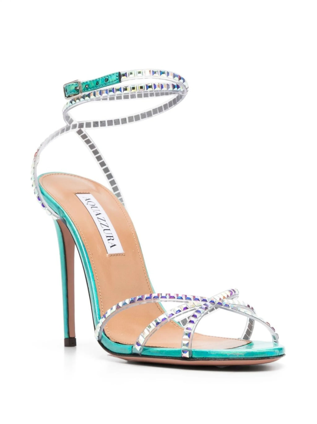 Aquazzura - Dance Crystal-embellished 105mm Sandals
