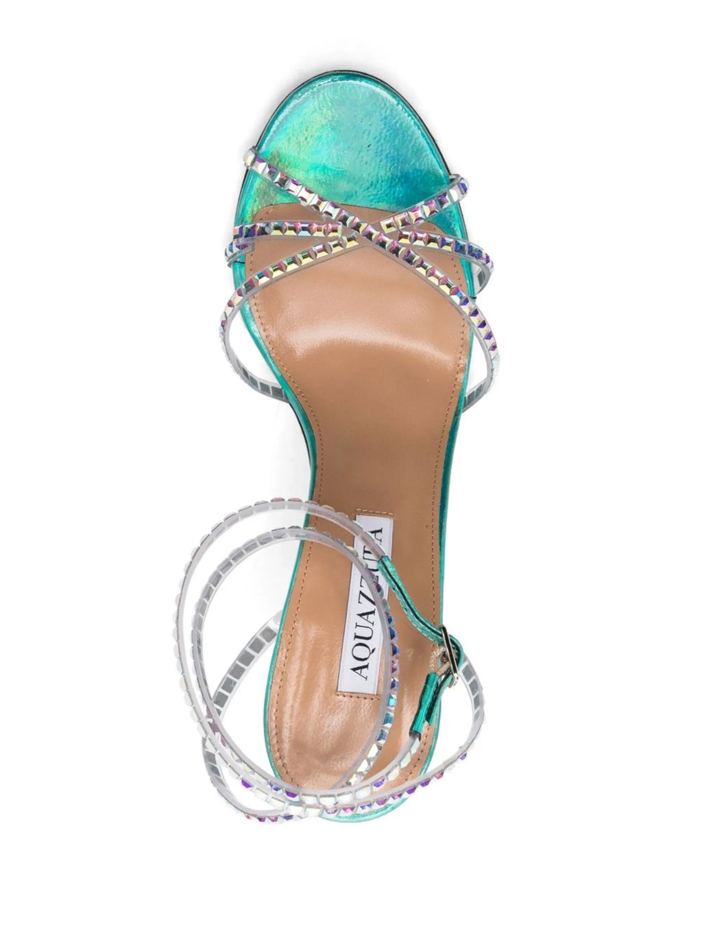 Aquazzura - Dance Crystal-embellished 105mm Sandals