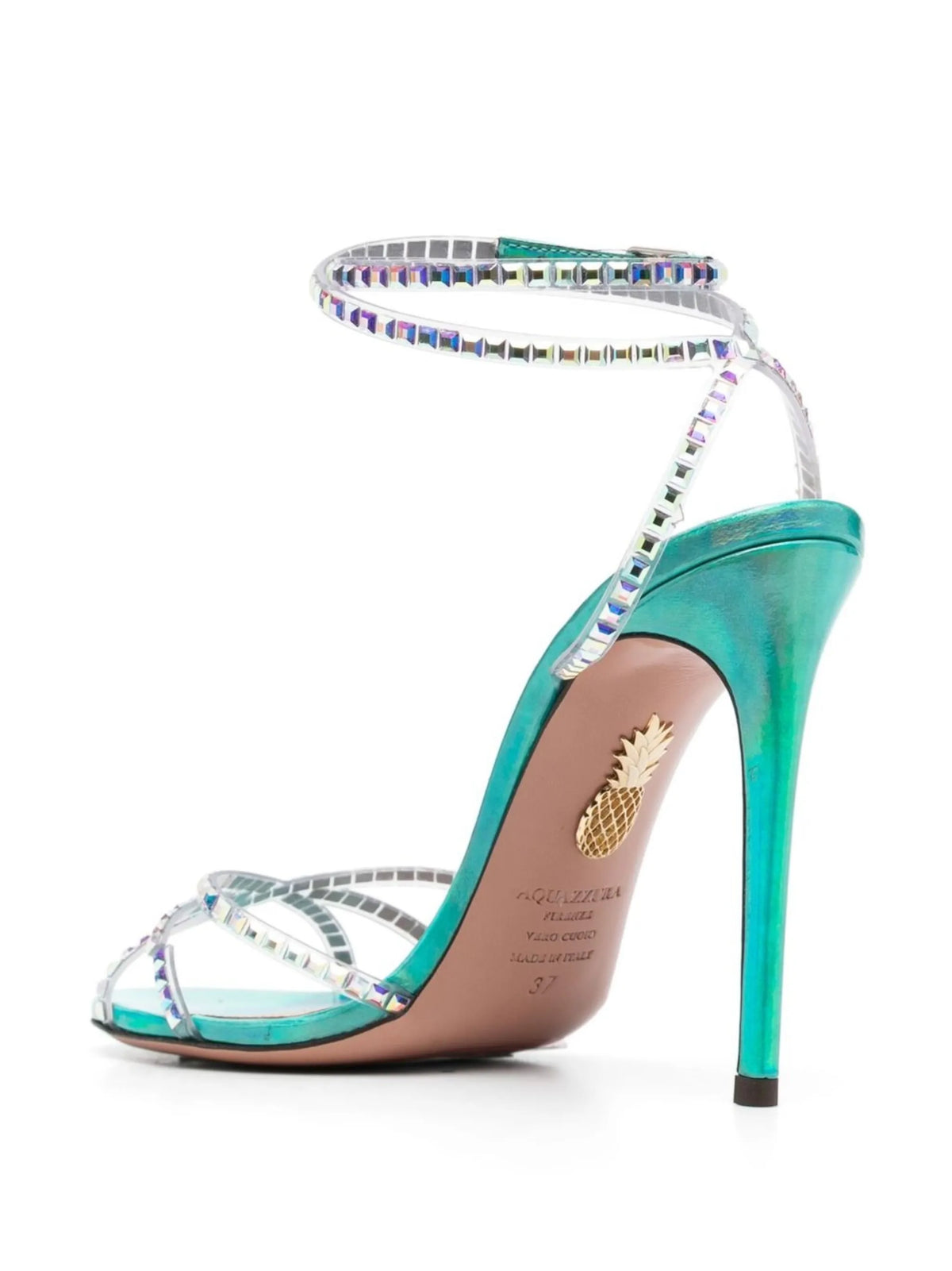 Aquazzura - Dance Crystal-embellished 105mm Sandals