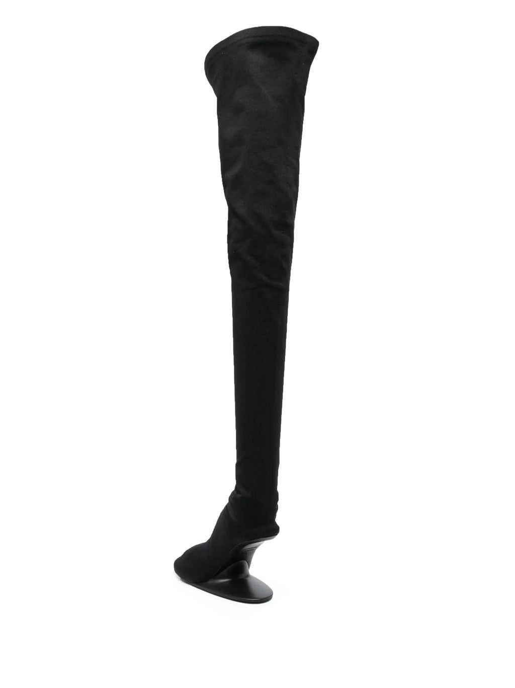 Balenciaga - Abstract-heel Thigh Boots