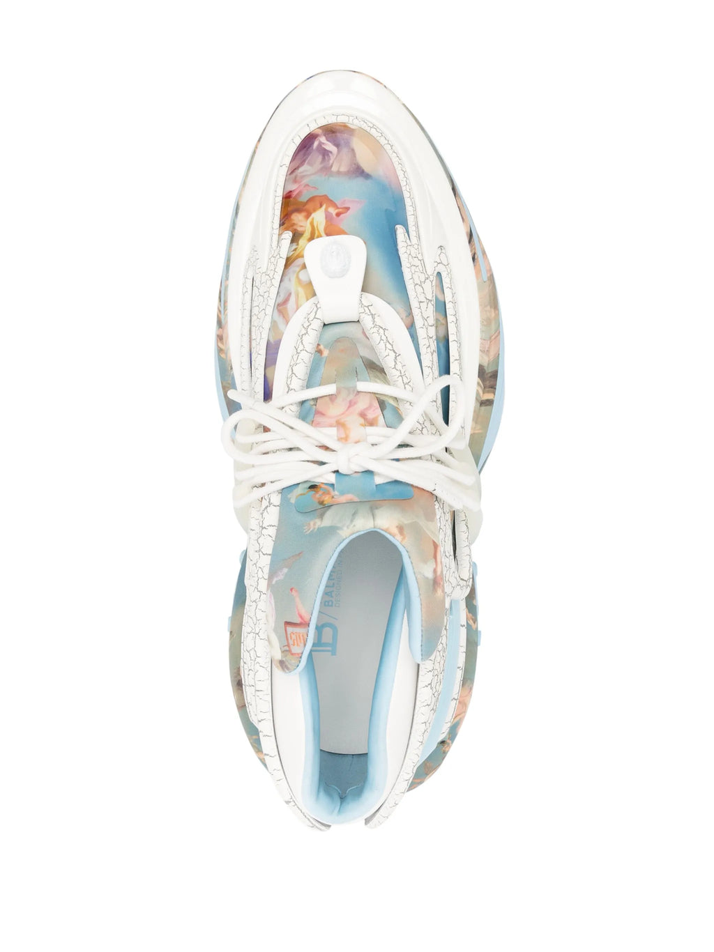 Balmain - Unicorn Renaissance-print Sneakers