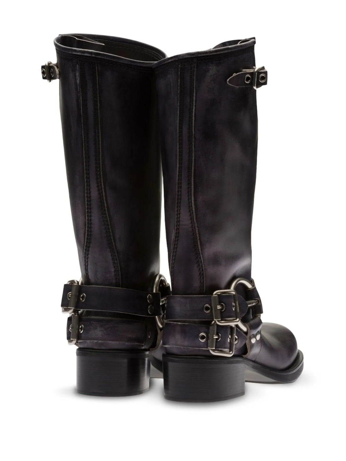 Miu Miu - Buckle-embellished Biker Boots
