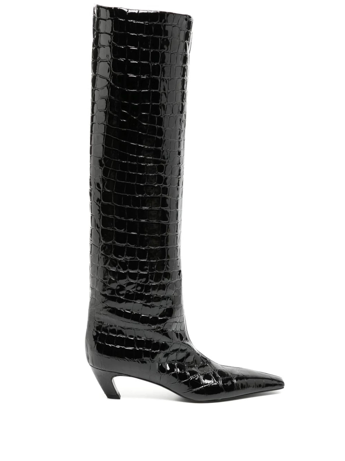Khaite - 40mm Croco-embossed Knee-length Boots