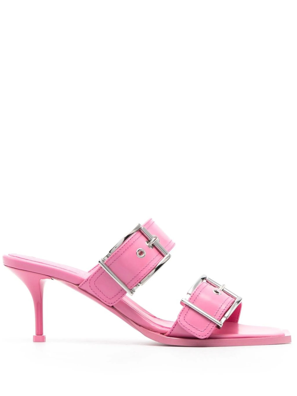 Alexander McQueen - 75mm Buckled Leather Sandals