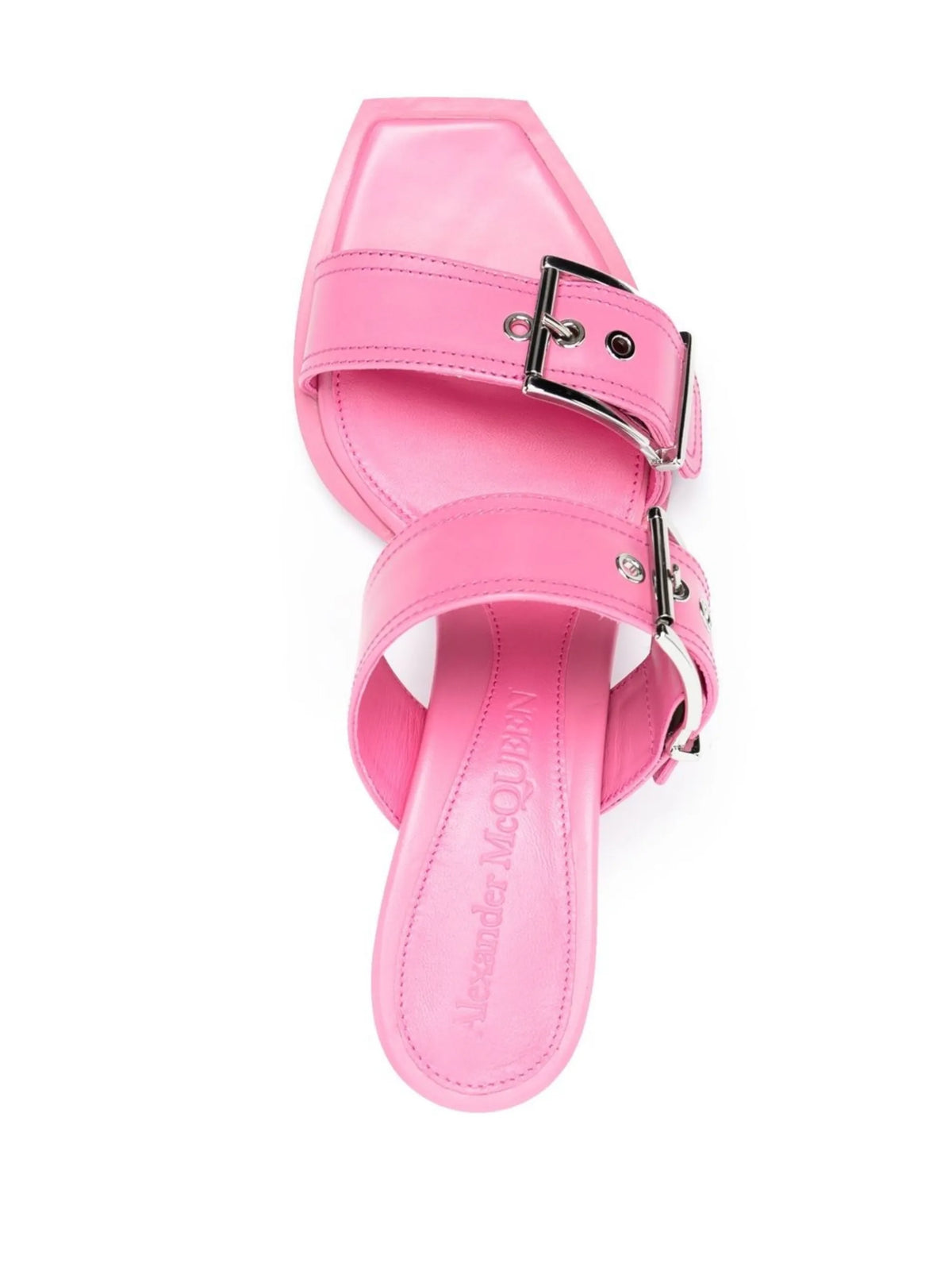 Alexander McQueen - 75mm Buckled Leather Sandals