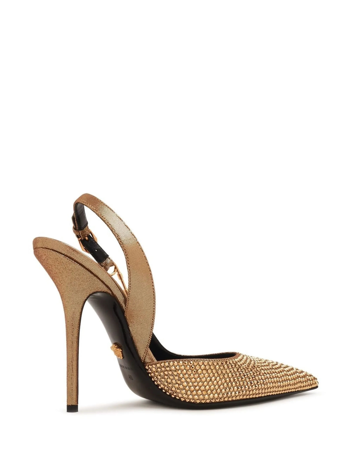 Versace - Crystal-embellished 110mm Pumps