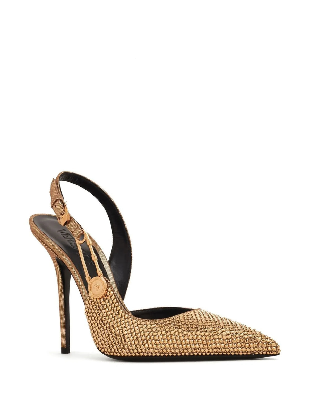 Versace - Crystal-embellished 110mm Pumps