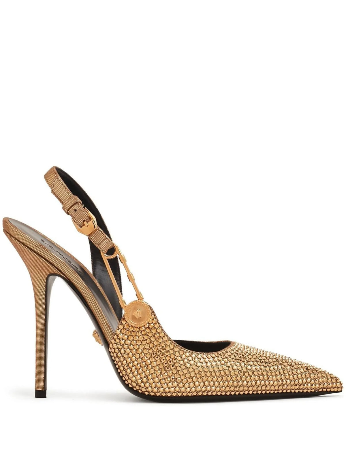 Versace - Crystal-embellished 110mm Pumps