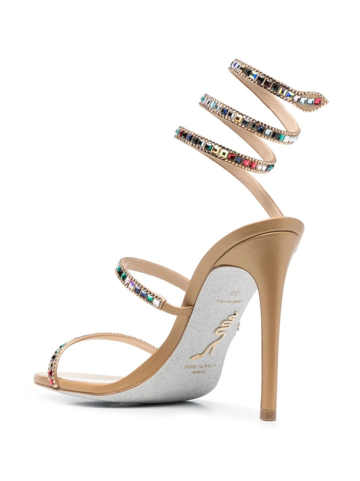 René Caovilla - Cleo Spiral-strap 125mm Sandals