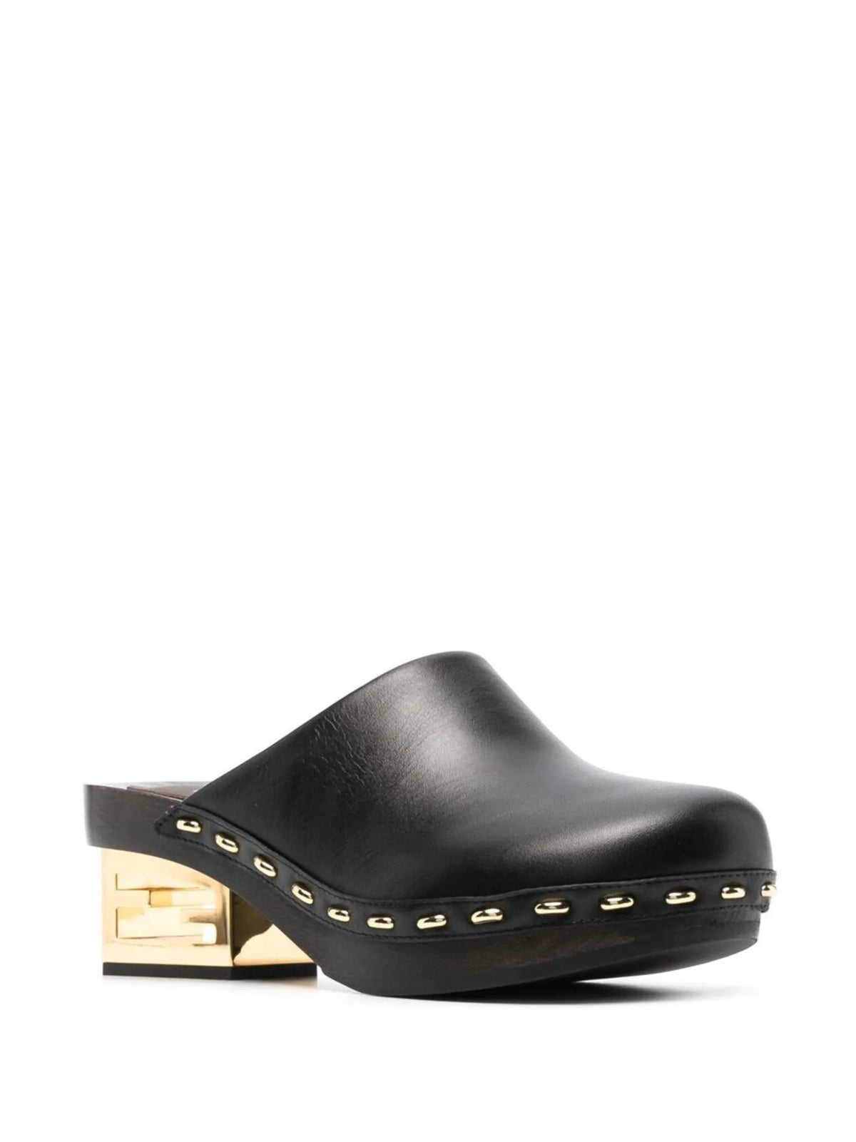 Fendi - Logo Block-heel Mules