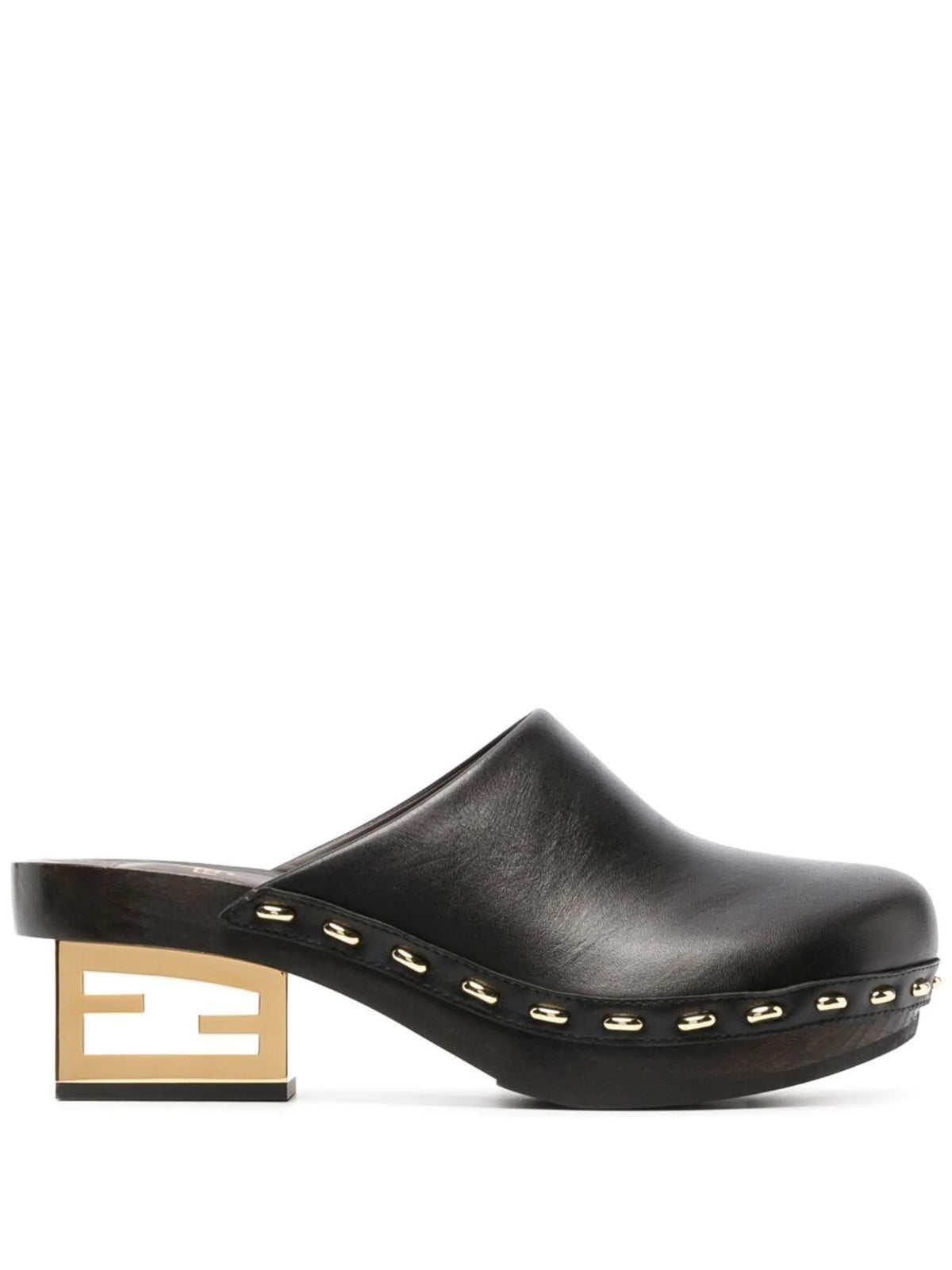 Fendi - Logo Block-heel Mules