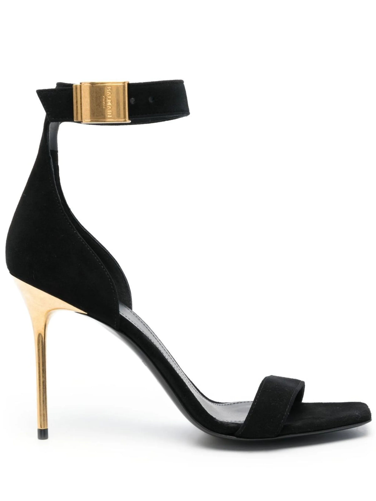Balmain - Suede 110mm Strappy Sandals