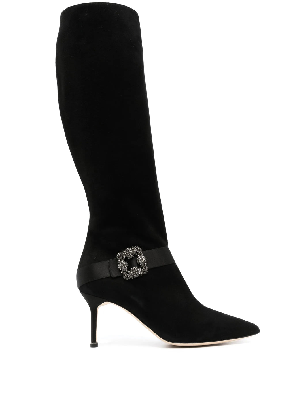 Manolo Blahnik - Pliniahi 70mm Pointed-toe Knee Boots