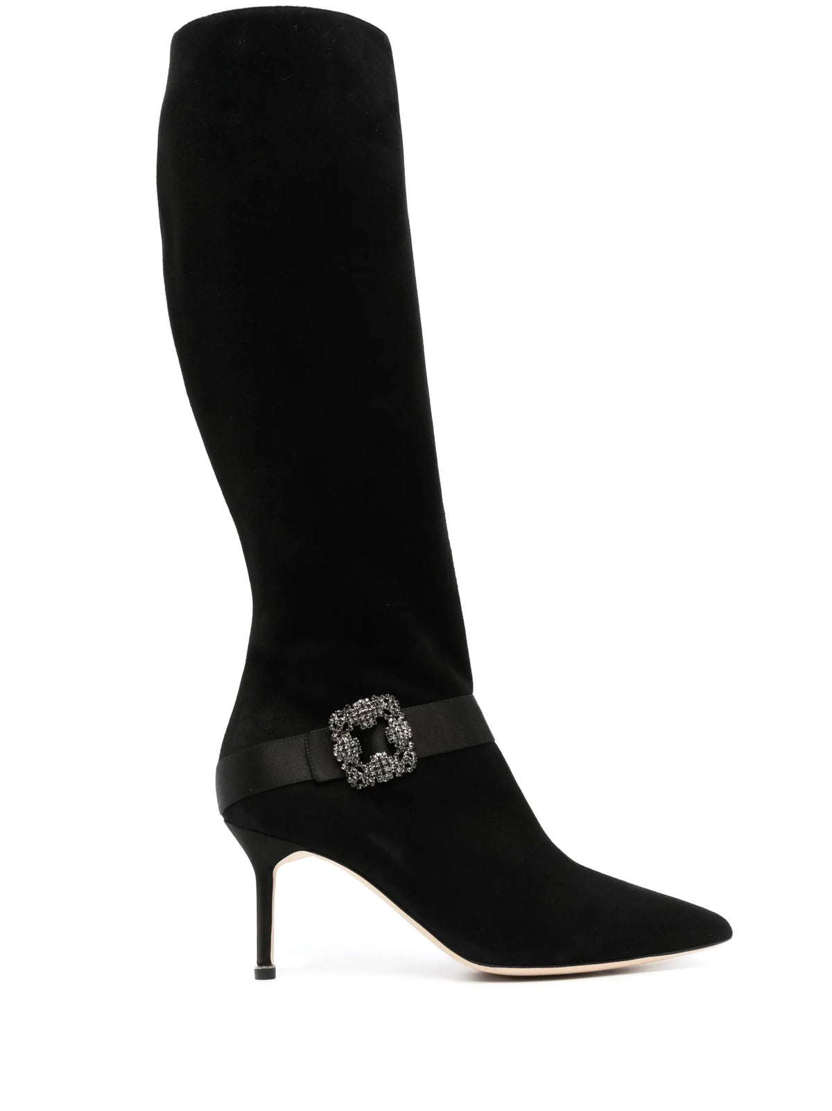 Manolo Blahnik - Pliniahi 70mm Pointed-toe Knee Boots