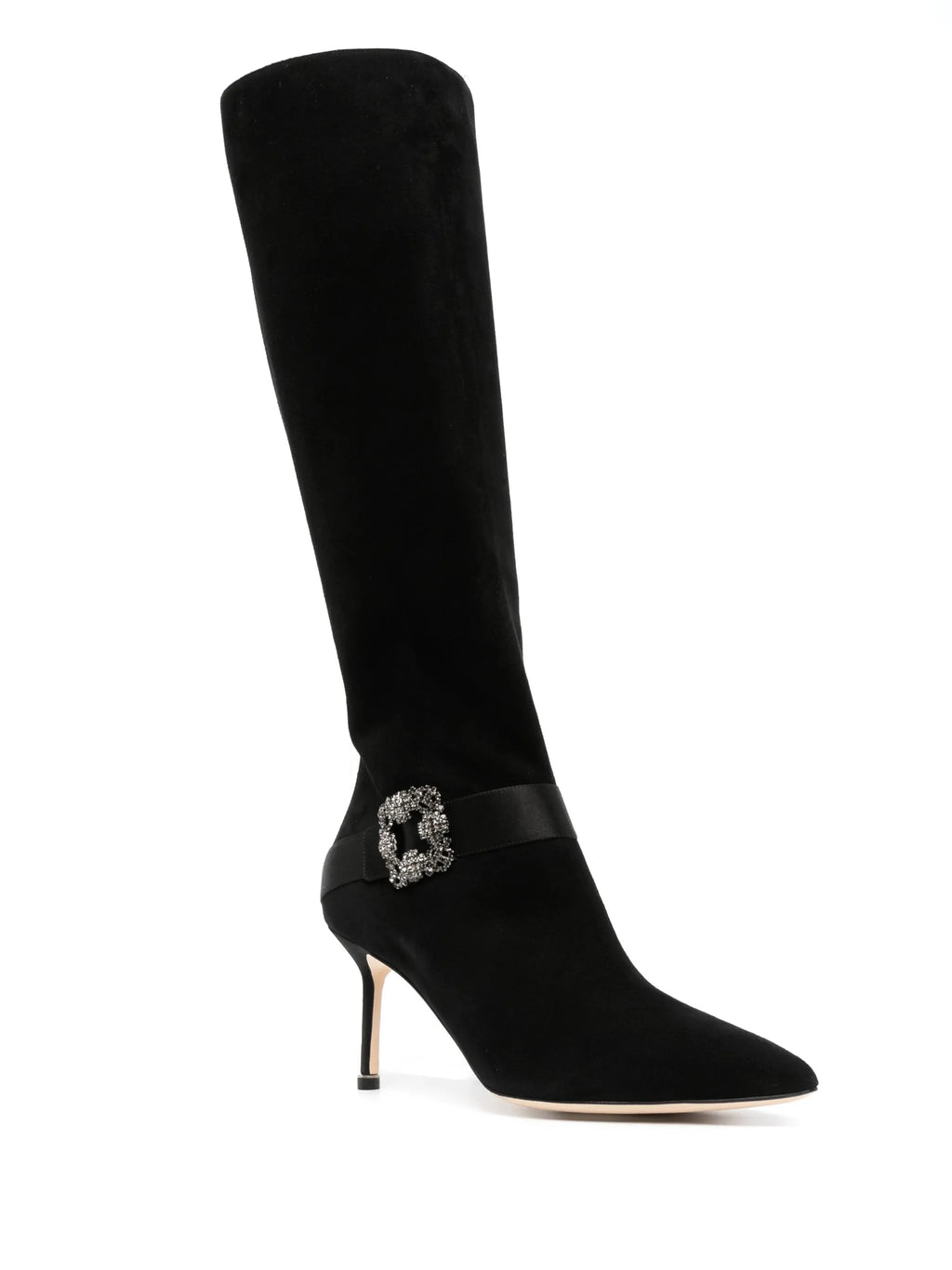 Manolo Blahnik - Pliniahi 70mm Pointed-toe Knee Boots