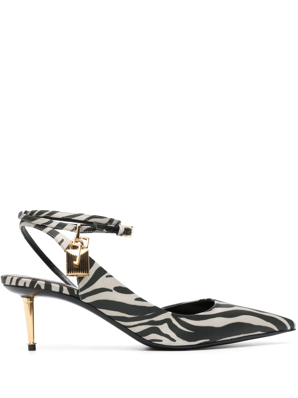 Tom Ford - Zebra-print 70mm Slingback Pumps