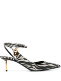 Tom Ford - Zebra-print 70mm Slingback Pumps