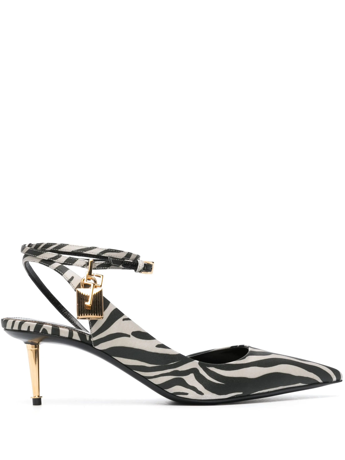 Tom Ford - Zebra-print 70mm Slingback Pumps