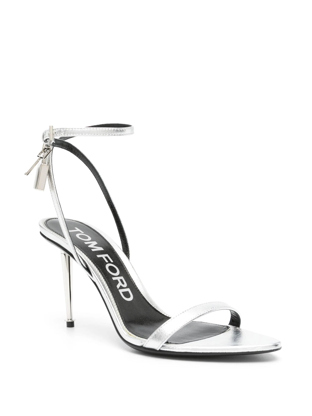 Tom Ford - Padlock Pointy Naked 85mm Leather Sandals