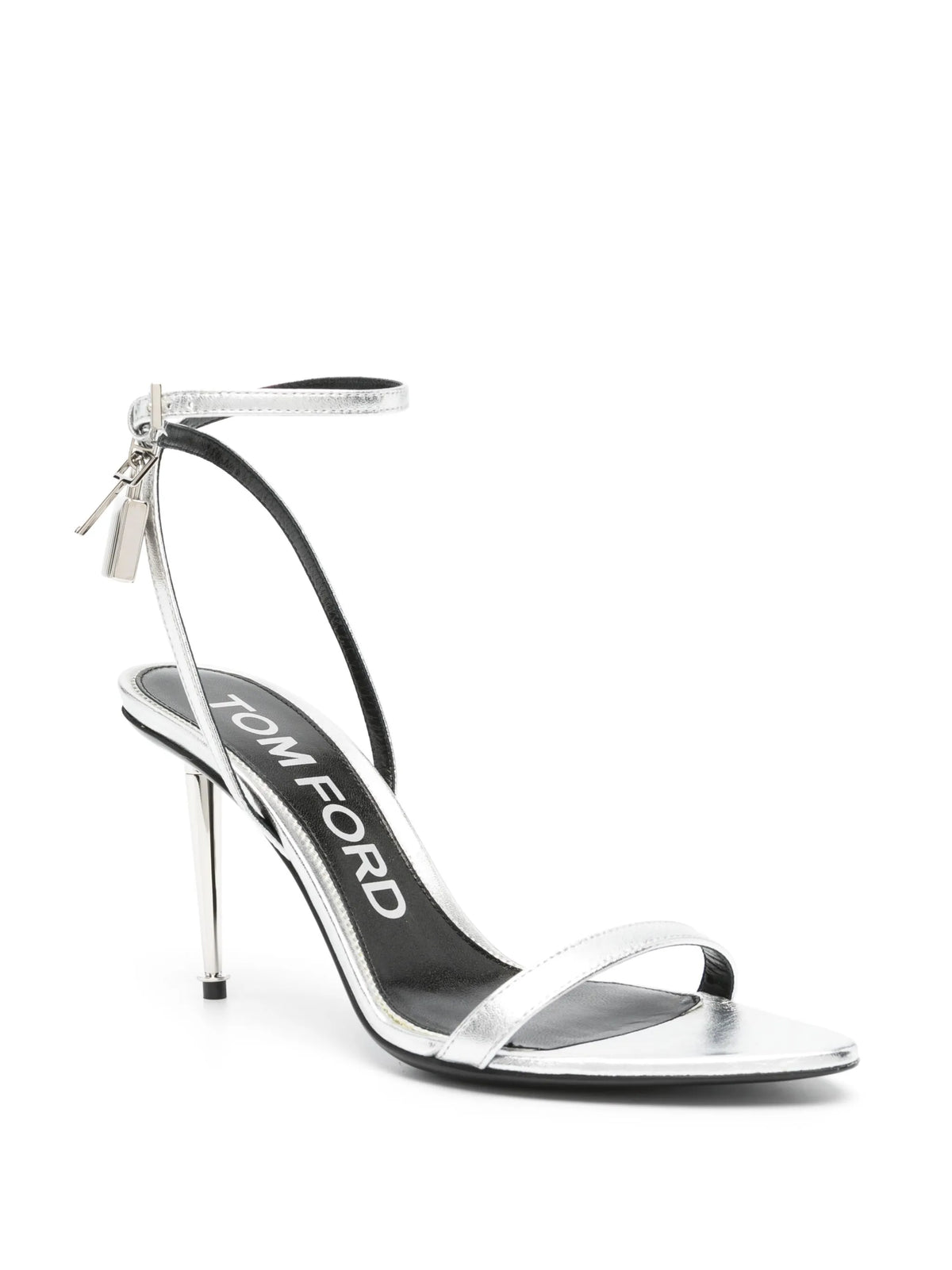 Tom Ford - Padlock Pointy Naked 85mm Leather Sandals