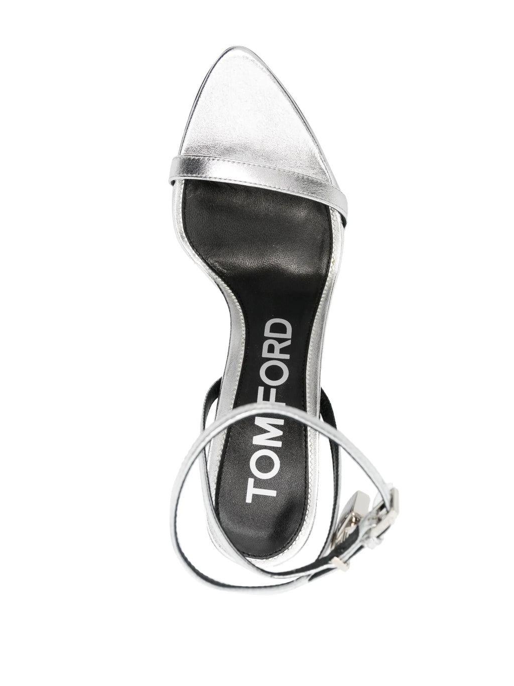 Tom Ford - Padlock Pointy Naked 85mm Leather Sandals