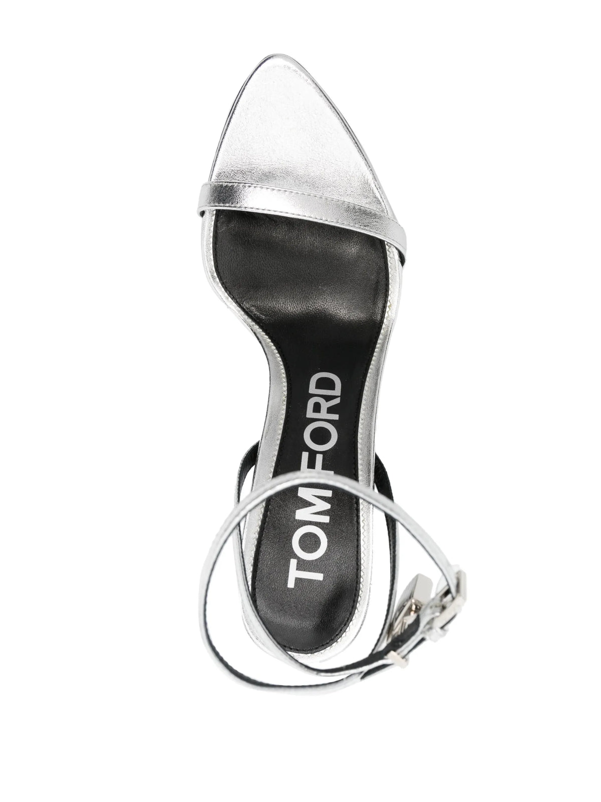 Tom Ford - Padlock Pointy Naked 85mm Leather Sandals