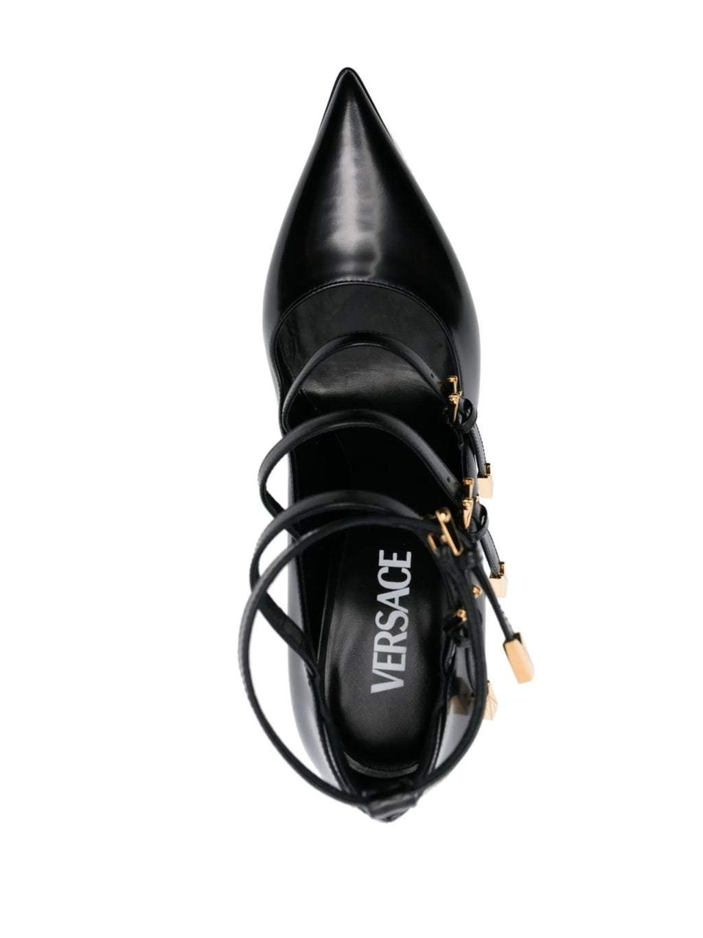 Versace - Tempest Calf-leather Platform Pumps