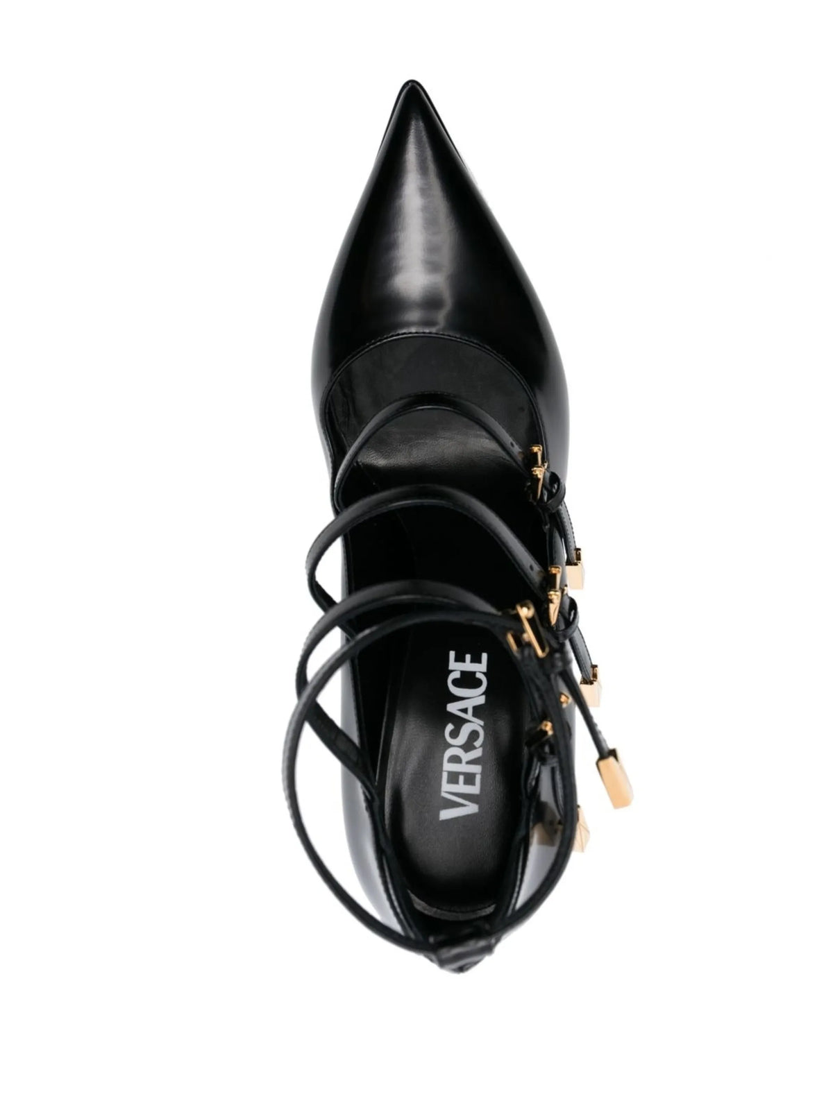 Versace - Tempest Calf-leather Platform Pumps